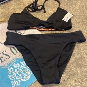 L*Space Elegant Black Bikini Set